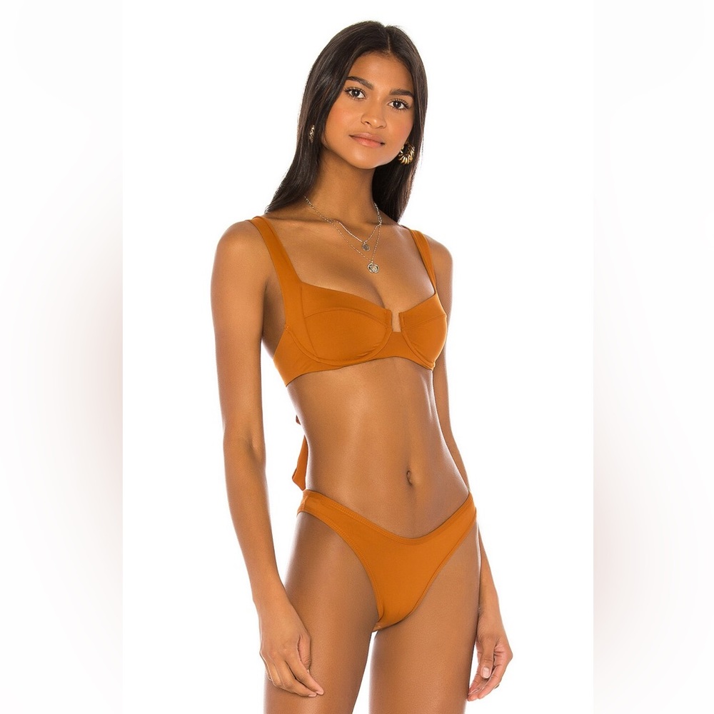L*Space revolve 🤎hazelnut🤎 camellia top & whiplash bitsy bottoms size small
